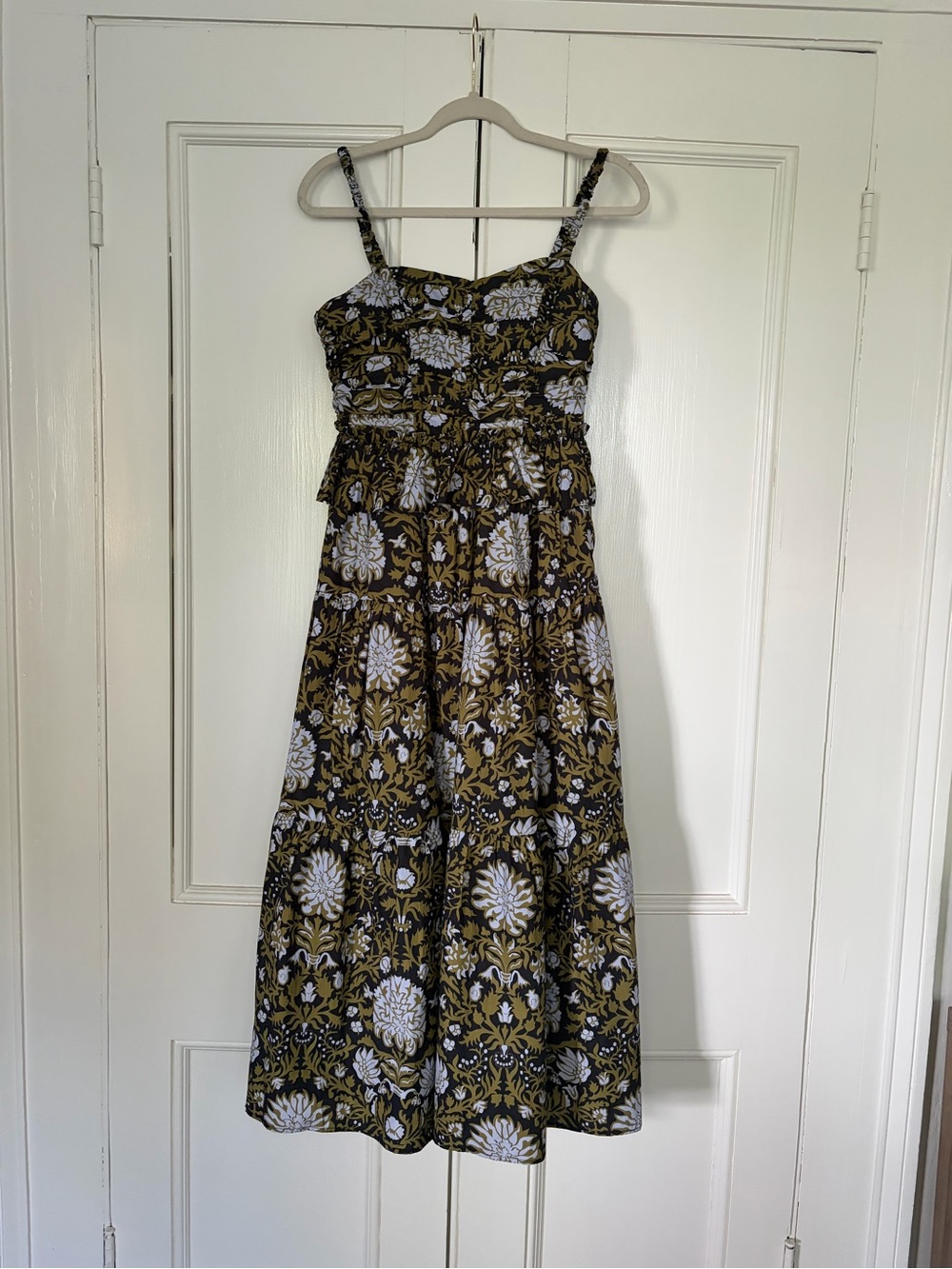 Tuckernuck Hyacinth House Floral Smocked Midi Dress
